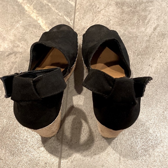 Black platform Espadrilles - Picture 4 of 7